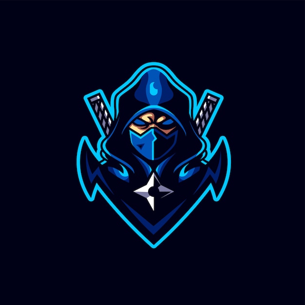 Download Free Ninja Esport Gaming Logo Premium Vector Use our free logo maker to create a logo and build your brand. Put your logo on business cards, promotional products, or your website for brand visibility.
