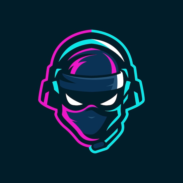 Premium Vector Ninja Logo