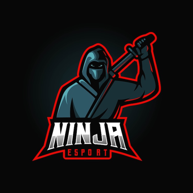 Premium Vector | Ninja mascot logo