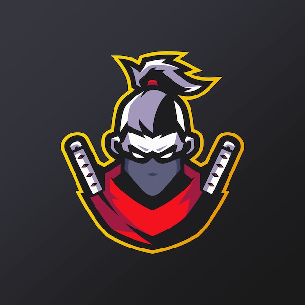 Premium Vector | Ninja mascot logo