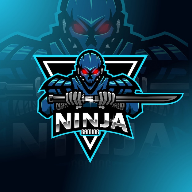 Download Free Ninja Robot Esport Mascot Logo Template Premium Vector Use our free logo maker to create a logo and build your brand. Put your logo on business cards, promotional products, or your website for brand visibility.
