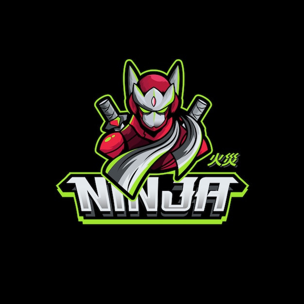 Download Free Ninja Sword Character Gaming Logo Mascot Premium Vector Use our free logo maker to create a logo and build your brand. Put your logo on business cards, promotional products, or your website for brand visibility.