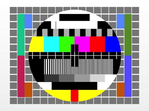 No signal colorful television show Vector | Free Download