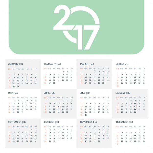 Шаблоны для календарей 2017 скачать бесплатно