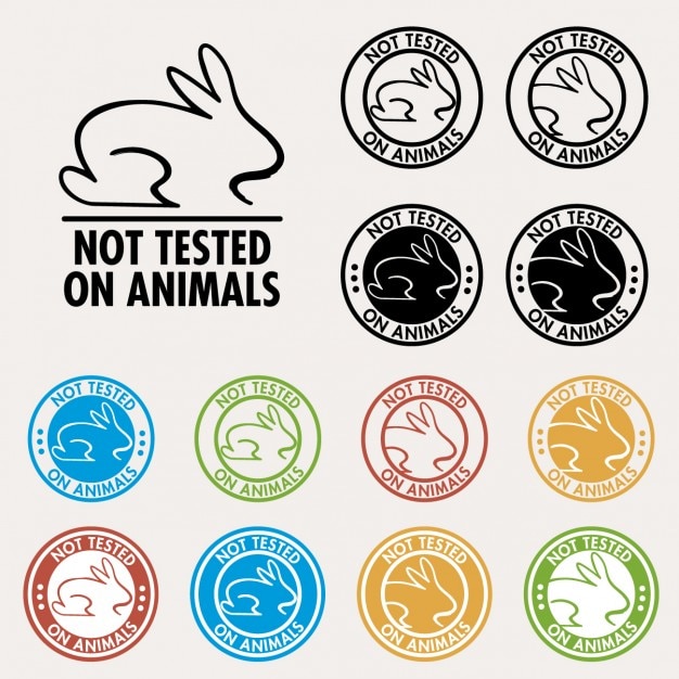 Not Tested On Animals Seals Vector | Free Download