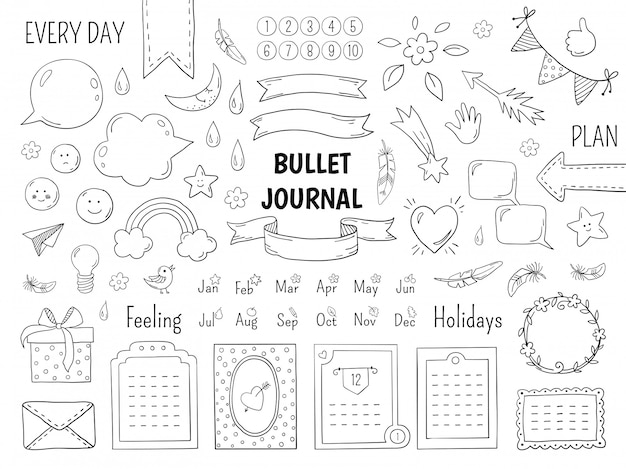 Bullet Journal Notes Doodle