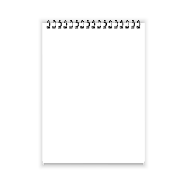 Premium Vector | Notebook paper vector