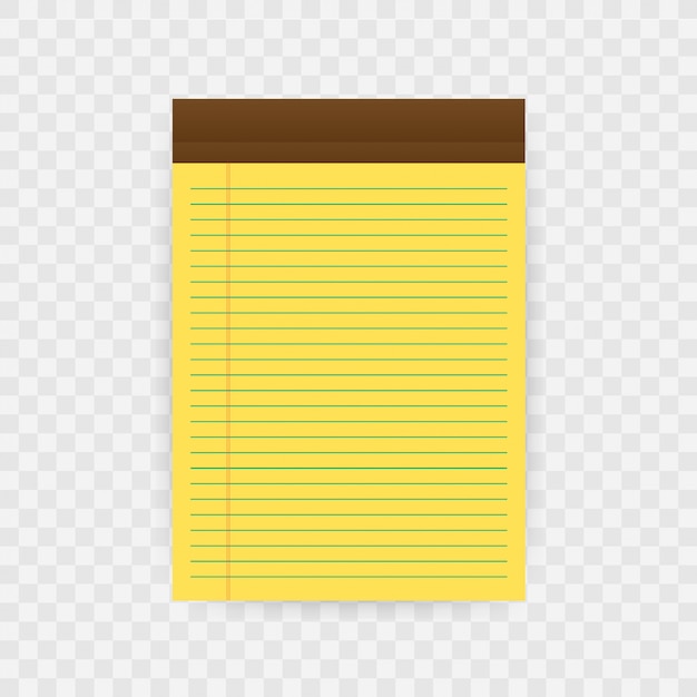Notebook, with copy space Premium Vector