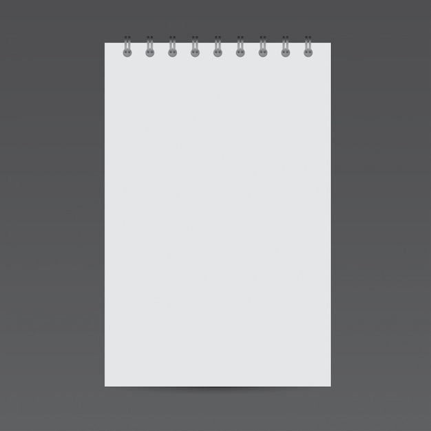 Download Free Vector | Notepad mockup