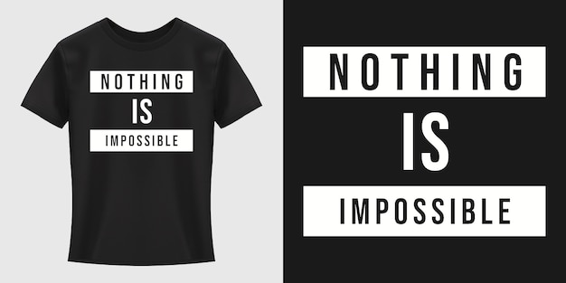 t shirt adidas impossible is nothing