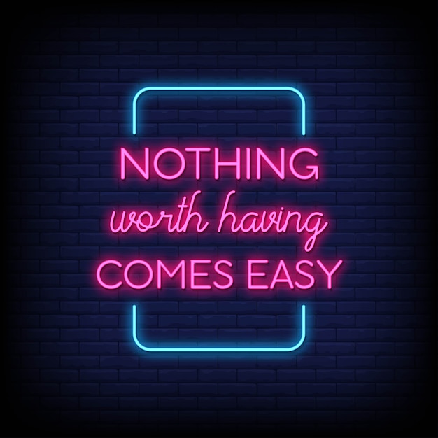 Free Nothing Worth Having Comes Easy Svg For Cricut