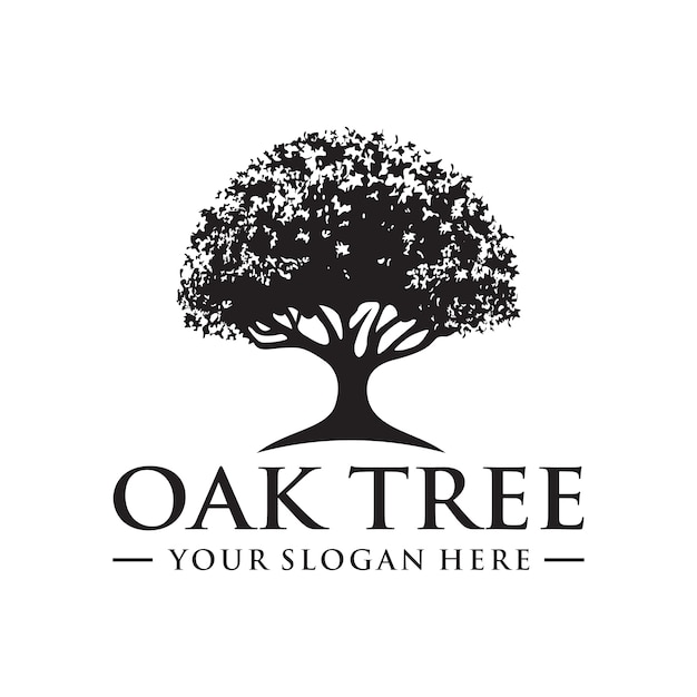 Premium Vector Oak Tree Logo