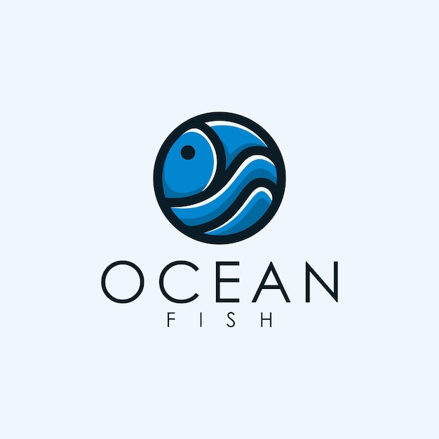Premium Vector | Ocean fish logo