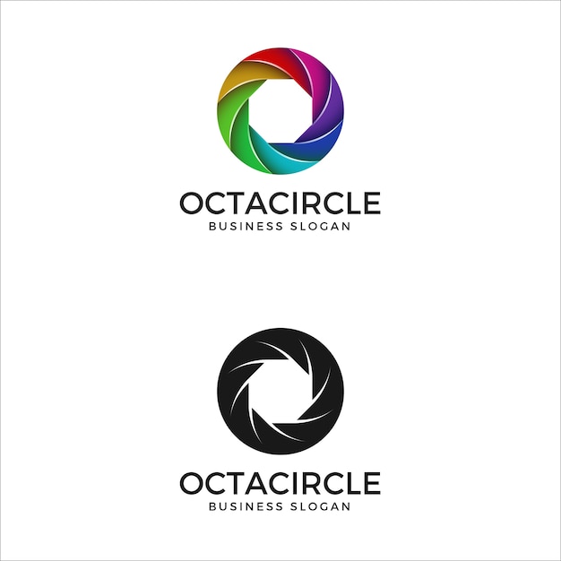 Download Free Octa Circle Logo Template Premium Vector Use our free logo maker to create a logo and build your brand. Put your logo on business cards, promotional products, or your website for brand visibility.
