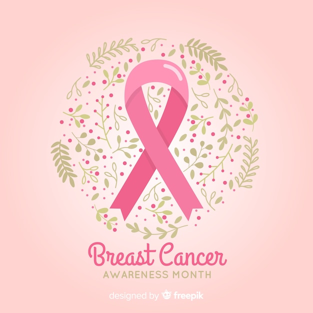 October breast cancer awareness month campaign | Free Vector