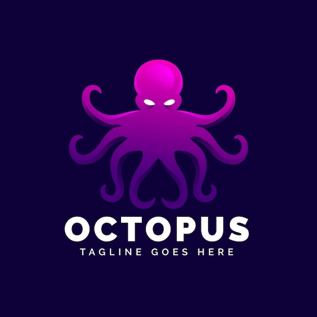 Octopus logo concept | Free Vector