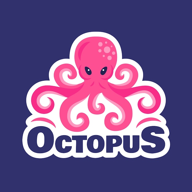 Octopus logo concept | Free Vector