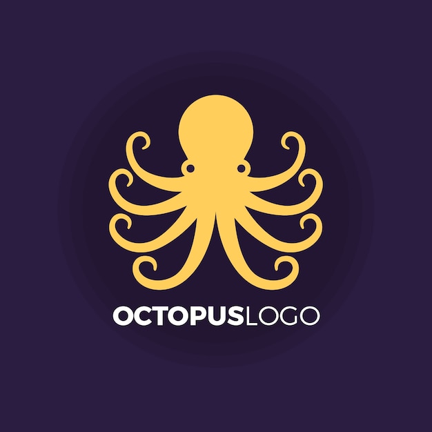 Free Vector | Octopus logo concept