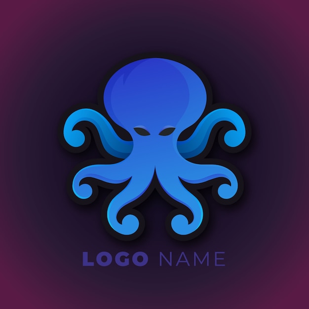 Free Vector | Octopus logo design