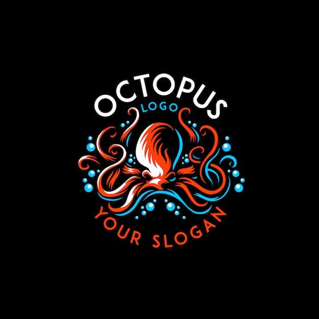 Premium Vector | Octopus logo isolated
