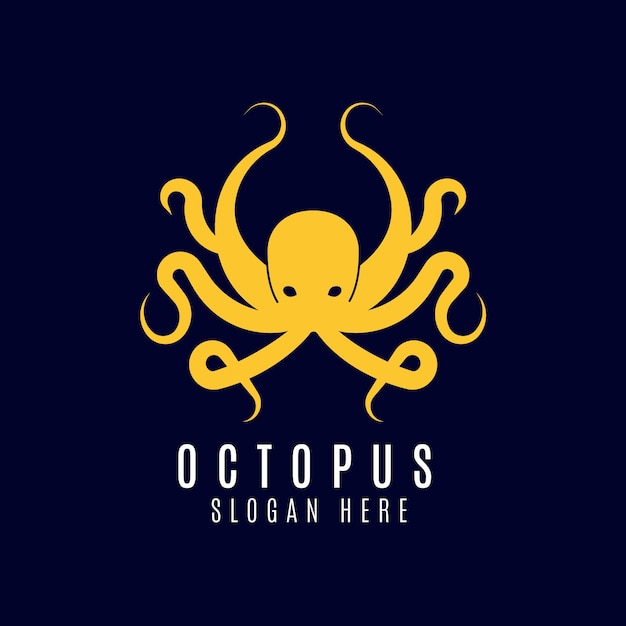 Octopus logo style | Free Vector