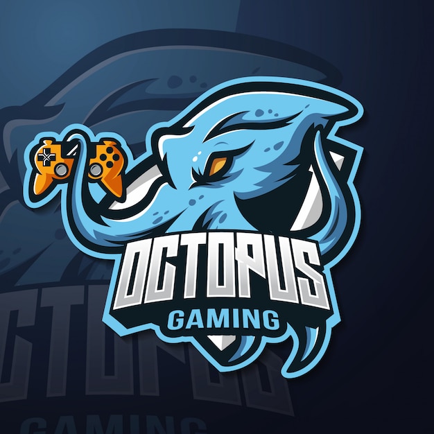Download Free Octopus Mascot Esport Logo Gaming Premium Vector Use our free logo maker to create a logo and build your brand. Put your logo on business cards, promotional products, or your website for brand visibility.