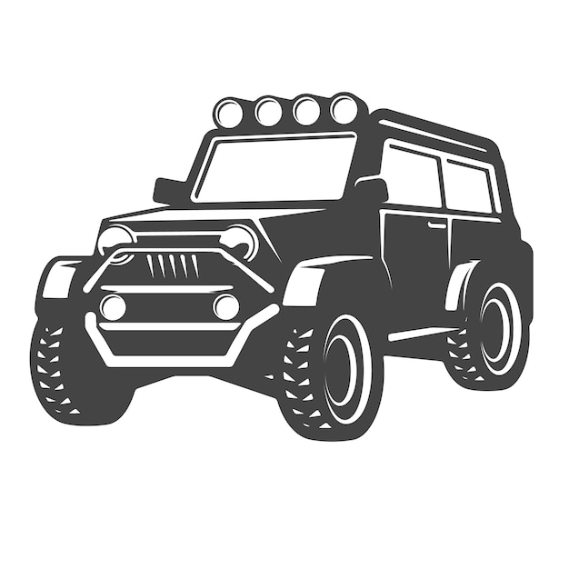 Download Free Off Road Car Illustration On White Background Element For Logo Label Emblem Sign Illustration Premium Vector Use our free logo maker to create a logo and build your brand. Put your logo on business cards, promotional products, or your website for brand visibility.