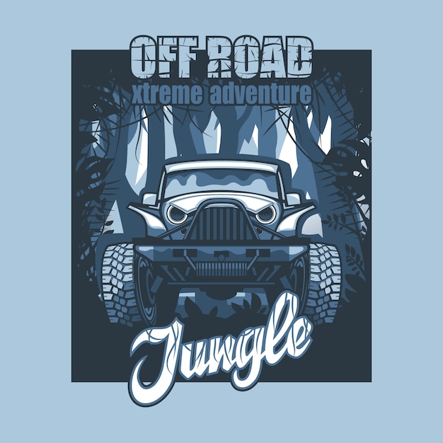 Download Free Off Road Extreme Adventure Jungle Suv Poster On The Background Of Use our free logo maker to create a logo and build your brand. Put your logo on business cards, promotional products, or your website for brand visibility.