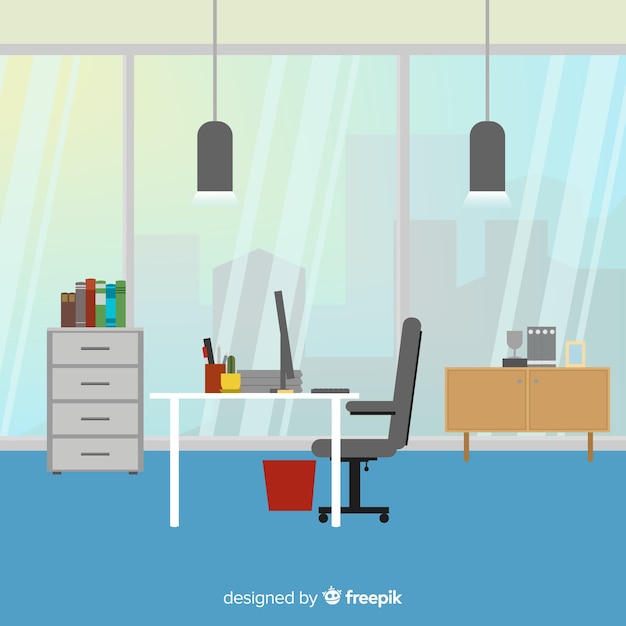 Download Office desk Vector | Free Download