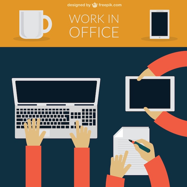 Download Office work | Free Vector