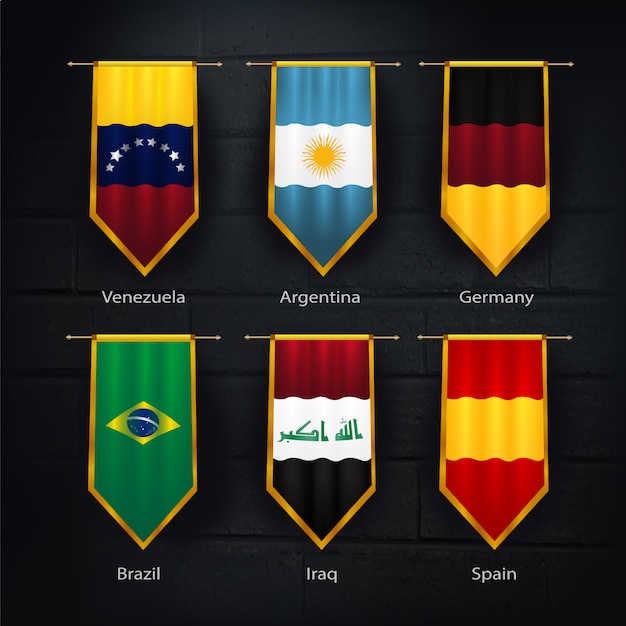 Download Official flags collection Vector | Free Download