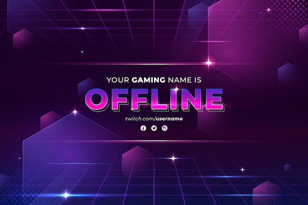 Free Twitch Banner Template - FREE PRINTABLE TEMPLATES