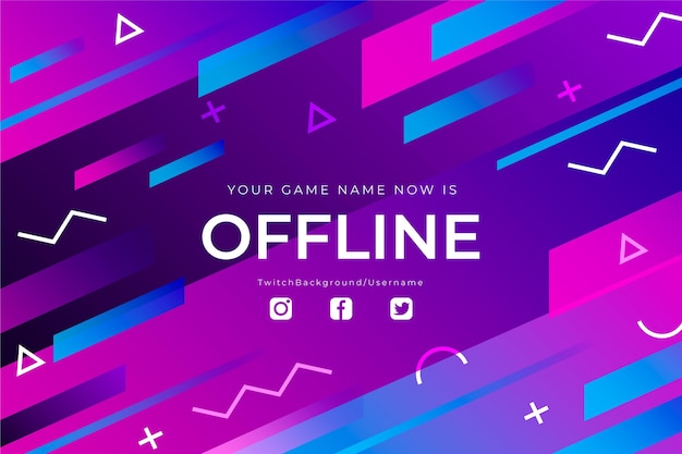 free twitch offline banners