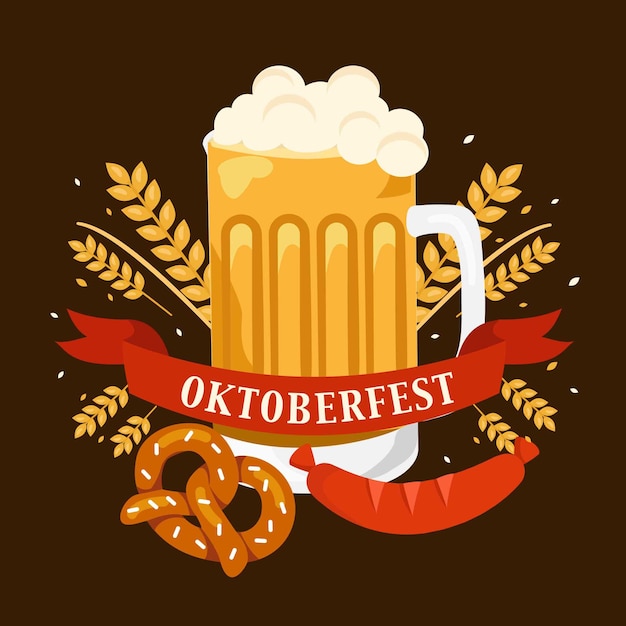 Premium Vector | Oktoberfest illustration