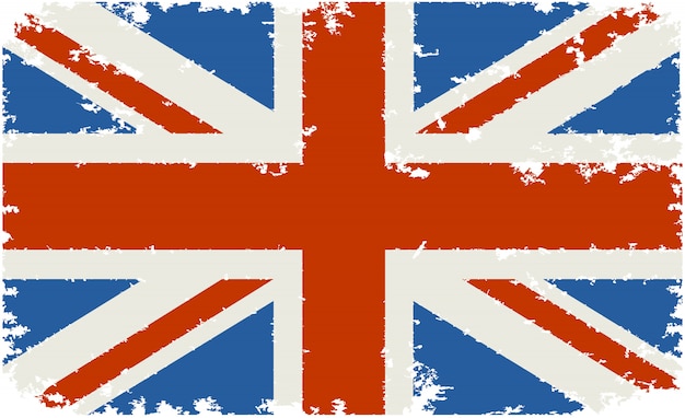 Old united kingdom flag | Premium Vector