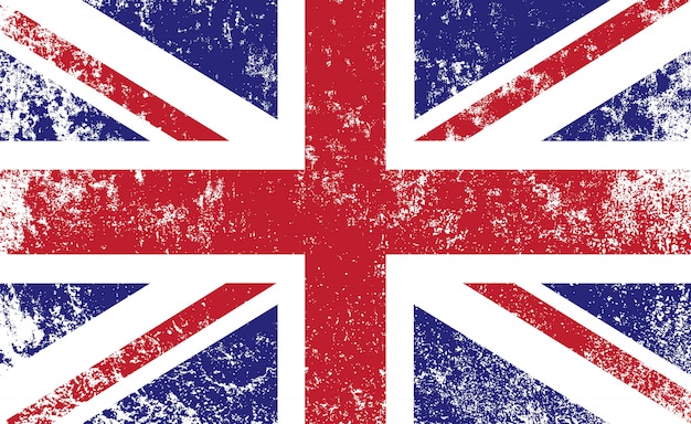 Download Old vintage united kingdom flag | Premium Vector