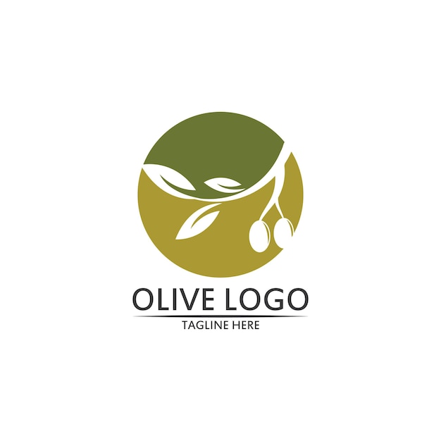 Premium Vector | Olive logo template vector design