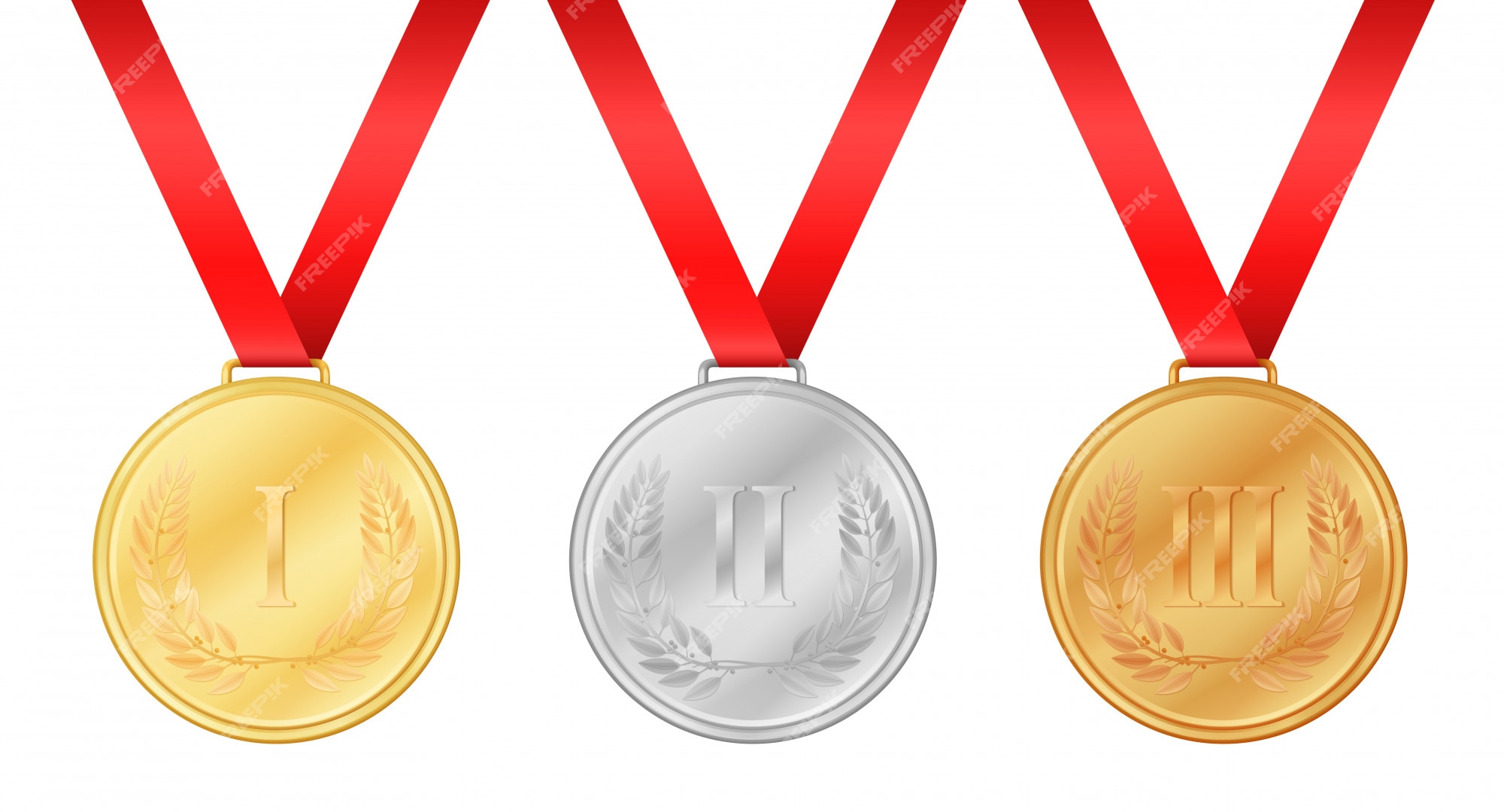 Premium Vector | Olympic games medals