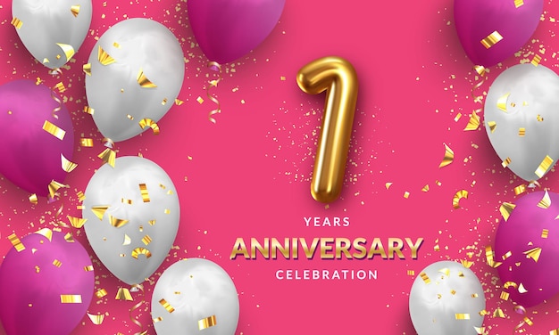 Premium Vector | One year happy anniversary celebration banner