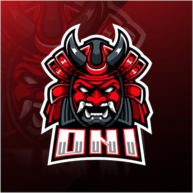 Download Free Oni Esport Mascot Logo Template Premium Vector Use our free logo maker to create a logo and build your brand. Put your logo on business cards, promotional products, or your website for brand visibility.