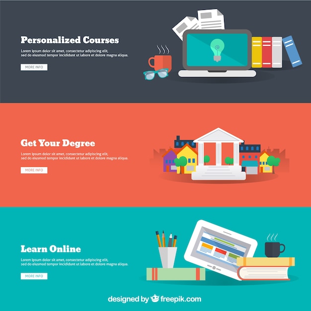 Online education infographic