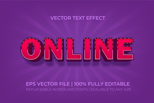 premium-vector-online-premium-style-text-effect