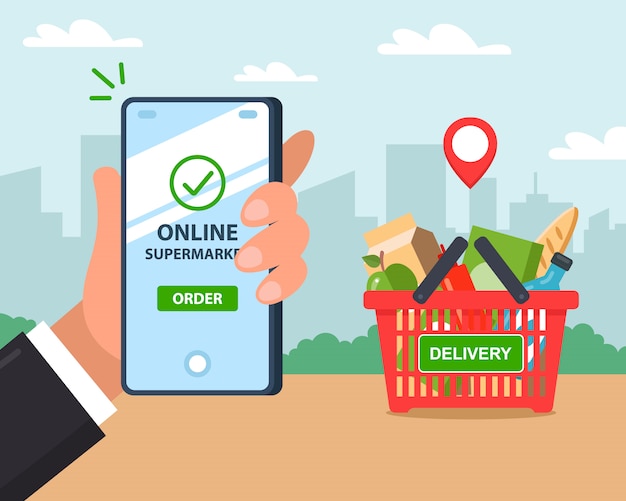 Online grocery delivery
