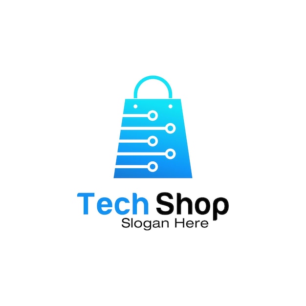 Premium Vector | Online shop logo design concept. online shopping ...