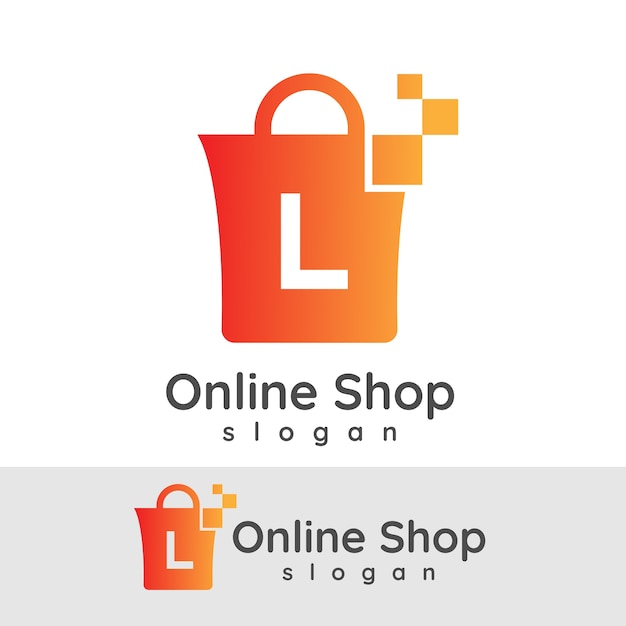 Download Free Online Shopping Initial Letter L Logo Design Premium Vector Use our free logo maker to create a logo and build your brand. Put your logo on business cards, promotional products, or your website for brand visibility.