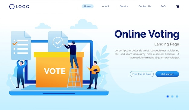 online voting website