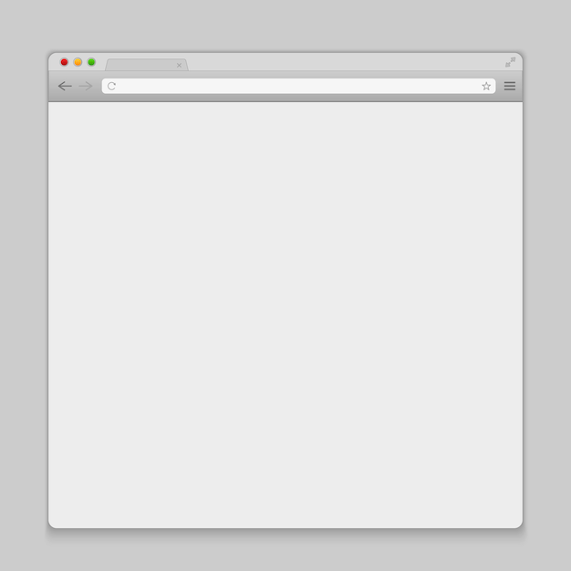 Open internet window browser background. Premium Vector