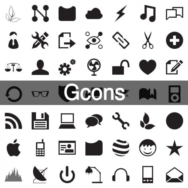 Open source icons collection Vector | Free Download