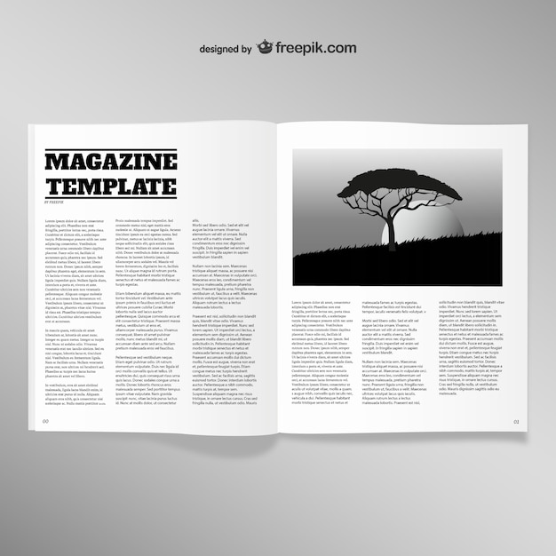 Download Free Download Free Opened Magazine Blank Page Template Vector Freepik Use our free logo maker to create a logo and build your brand. Put your logo on business cards, promotional products, or your website for brand visibility.