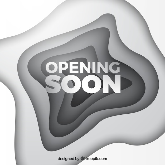 Opening soon background in gradient
colors